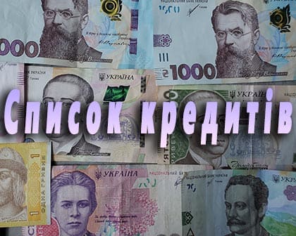 найкращі кредити онлайн список України